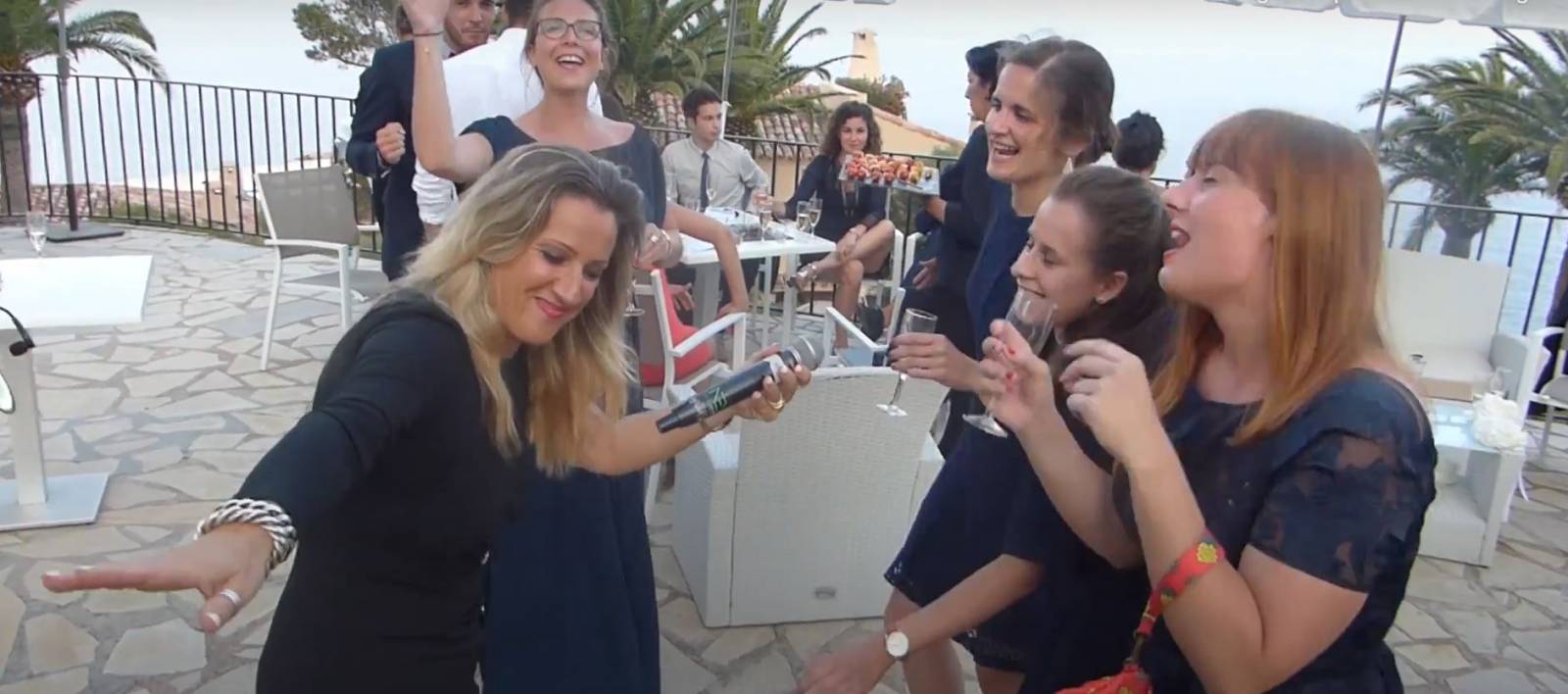 Groupe de musique DJ Live avec des artistes d’exception pour cocktail mariage à Cannes sur la Côte d’Azur (06)