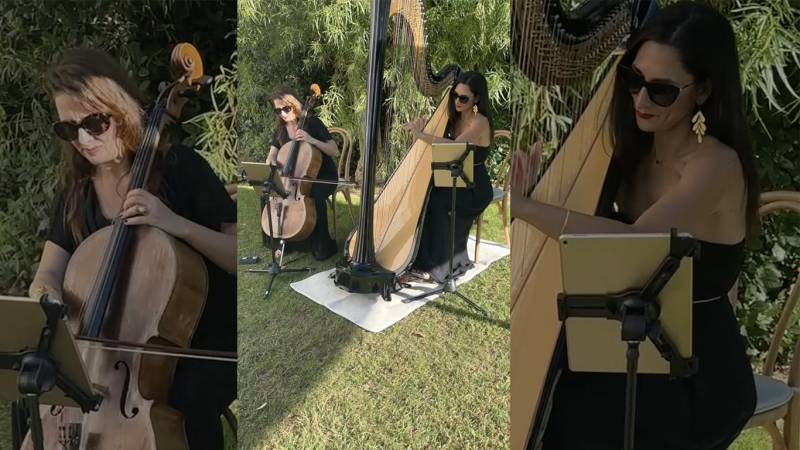 Violoncelliste et harpiste professionnelles pour une cérémonie de mariage à Toulon dans le Var (83)
