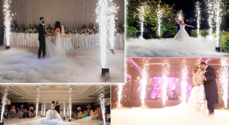 Location machine à étincelles froides pour un mariage à Grasse